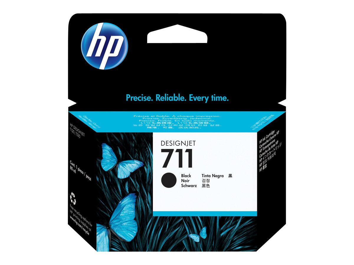 HP 711 Original Tinte schwarz hohe Kapazitaet 80ml 1er-Pack HP 711 Original Tinte schwarz hohe Kapazitaet 80ml 1er-Pack