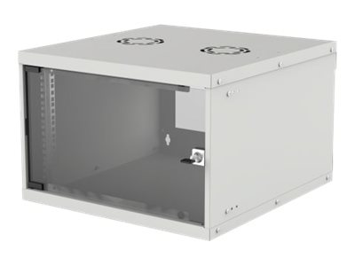 INTELLINET 19 Zoll 48,26 cm Wandverteiler Basic Line 6 HE 353x540x400mm HxBxT Flatpack Schutzklasse IP20 grau INTELLINET 19 Zoll 48,26 cm Wandverteiler Basic Line 6 HE 353x540x400mm HxBxT Flatpack Schutzklasse IP20 grau