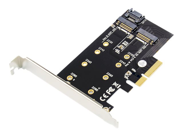 DIGITUS M2 NGFF NVMe SSD PCI Express 30 x4 AddOn Karte