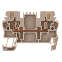 Weidmueller Durchgangs-Reihenklemme ZDU 1.5 beige Weidmueller Durchgangs-Reihenklemme ZDU 1.5 beige