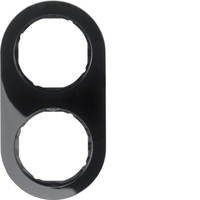 Berker Rahmen 10122045 2-fach R.Classic schwarz gl. Berker Rahmen 10122045 2-fach R.Classic schwarz gl.