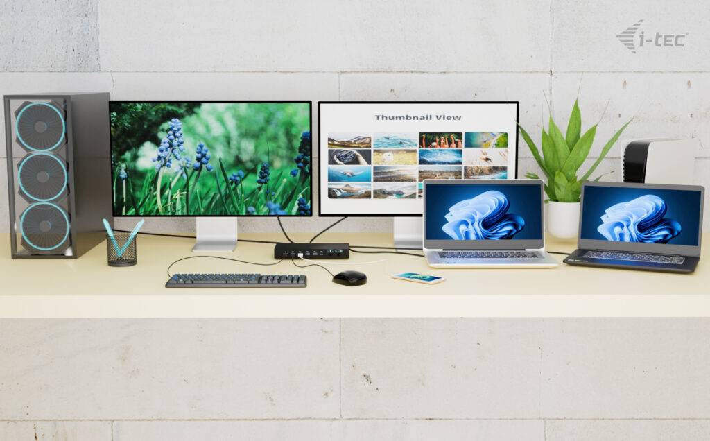 i-tec Dockingstation USB-C KVM Thunderbolt 5