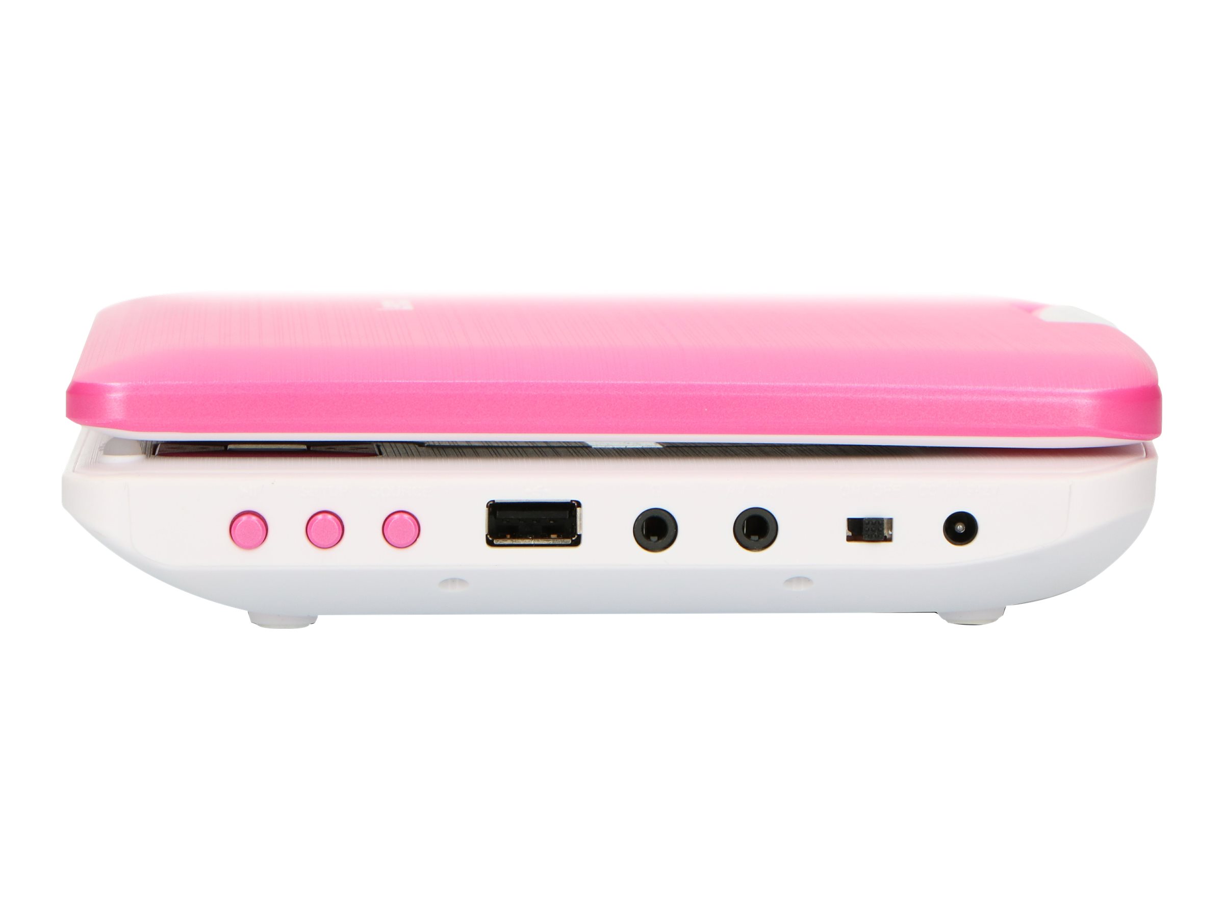 Lenco DVP-910 9 DVD-Player mit USB & KfZ-Halterung (Pink)