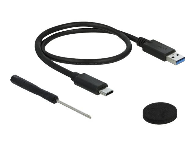Delock Externes Gehäuse für 25 SATA HDD SSD mit SuperSpeed USB 10 Gbps