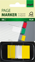 SIGEL ZMarker Haftmarker gelb 50 Streifen
