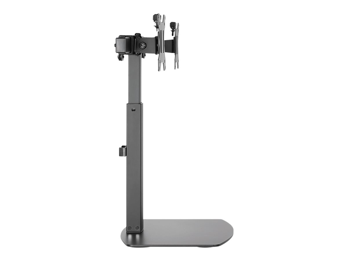 NEOMOUNTS D865DBLACK Dual DeskStand 25,4-68,58cm 10-27Zoll 2x6kg Gasfeder Höhenverstellbar 35-47cm Volle Bewegung Neigen