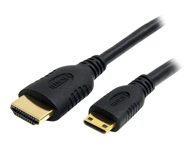 STARTECHCOM 1 m High Speed HDMI Cable with Ethernet HDMI to HDMI Mini MM
