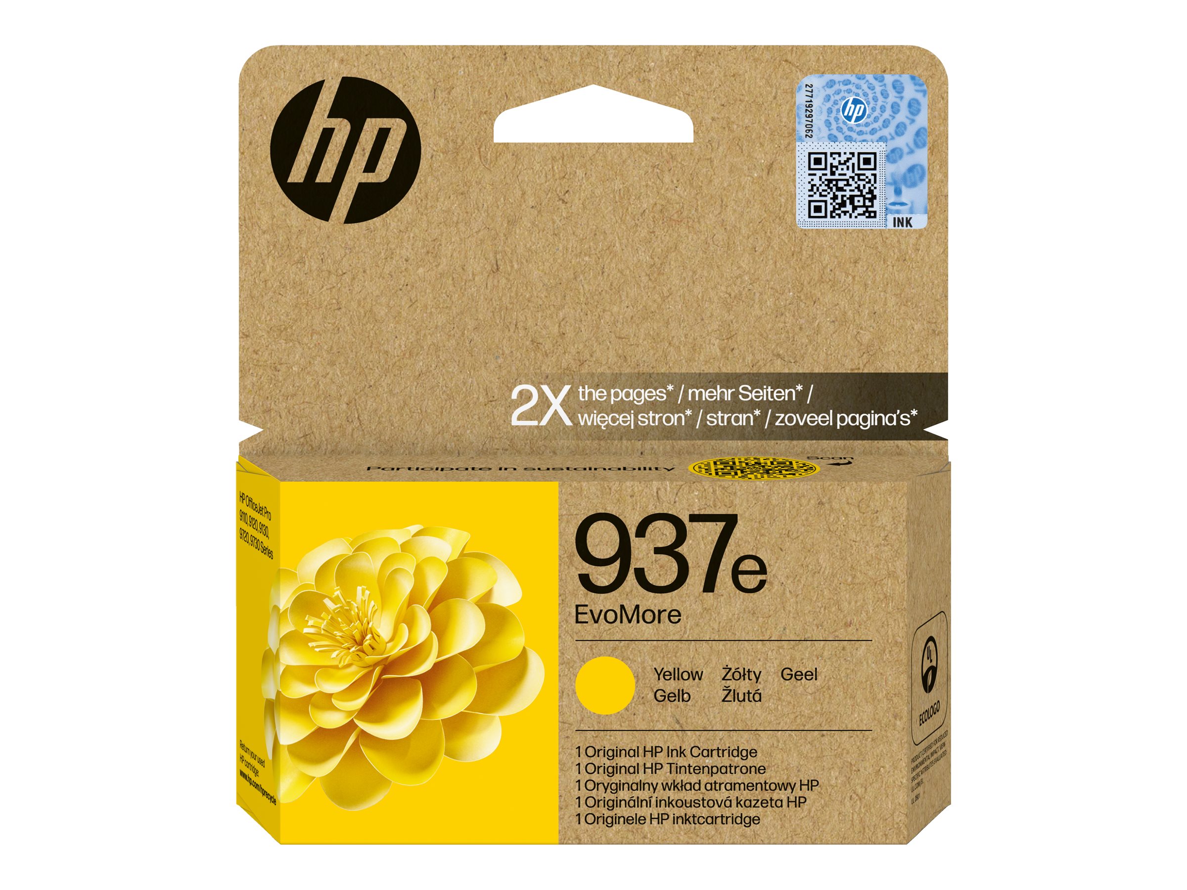 HP 937e (4S6W8NE) gelb Druckerpatrone