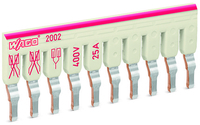 Wago Schachtelbruecke 2002-480 10fach lichtgrau Wago Schachtelbruecke 2002-480 10fach lichtgrau