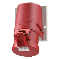 Mennekes CEE-Wanddose TwinCONTACT 31 16A5p 6H400V IP44 Mennekes CEE-Wanddose TwinCONTACT 31 16A5p 6H400V IP44