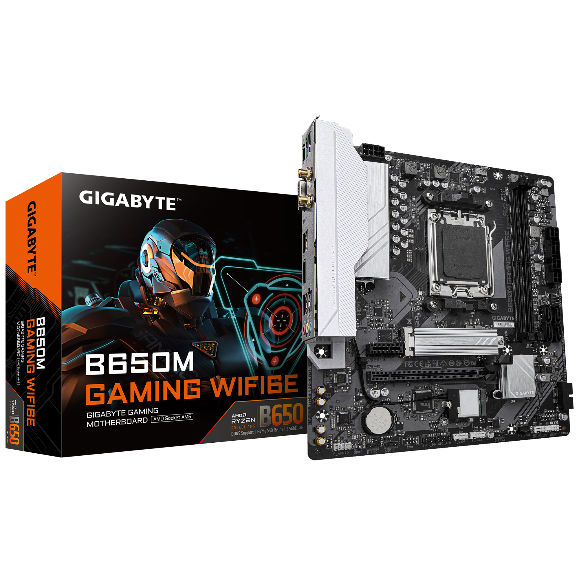 Gigabyte B650M Gaming WIFI6E micro ATX AM5 Wi‑Fi 6E