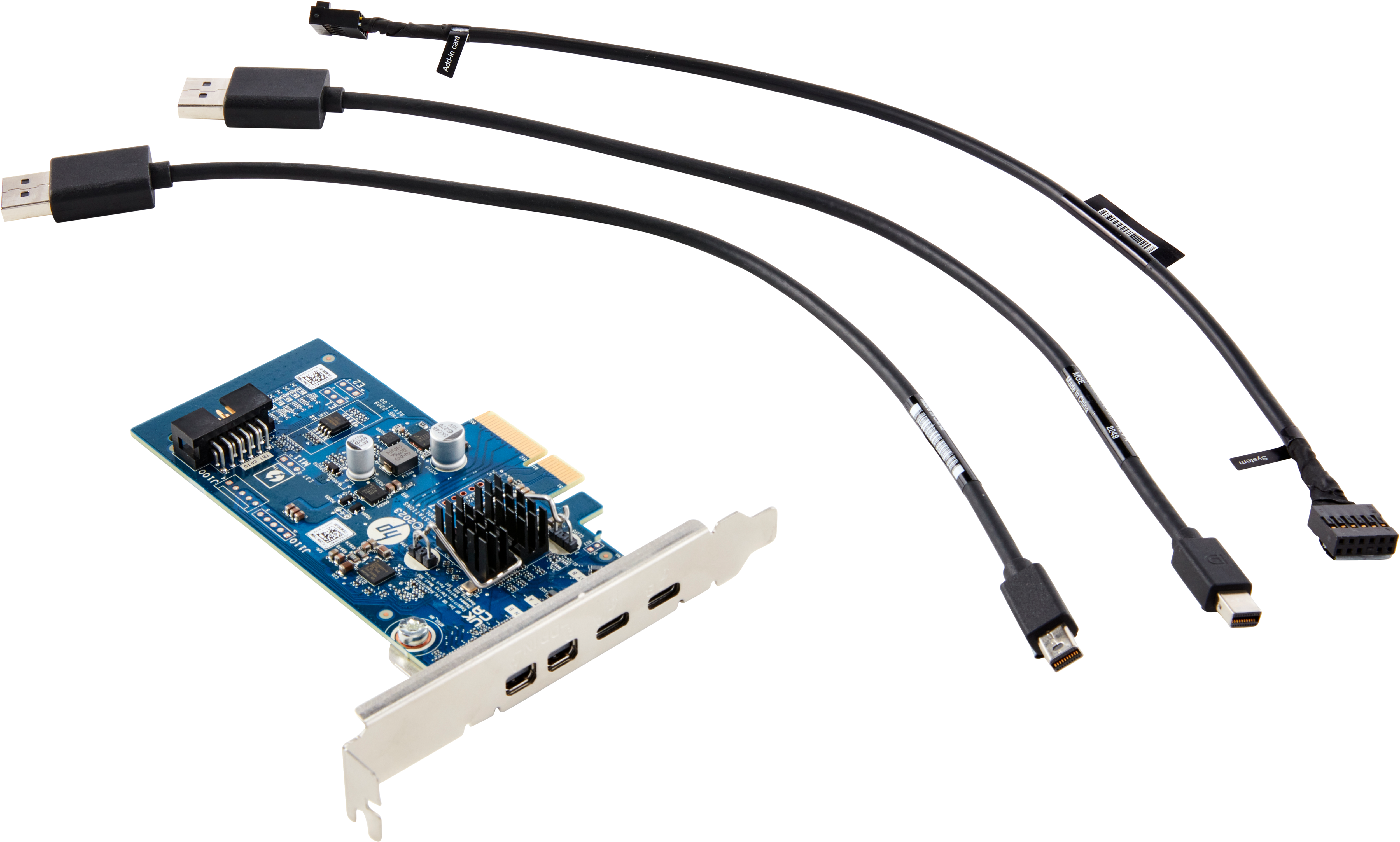 HP Dual TBT4 PCIe x4 Low Profile Card