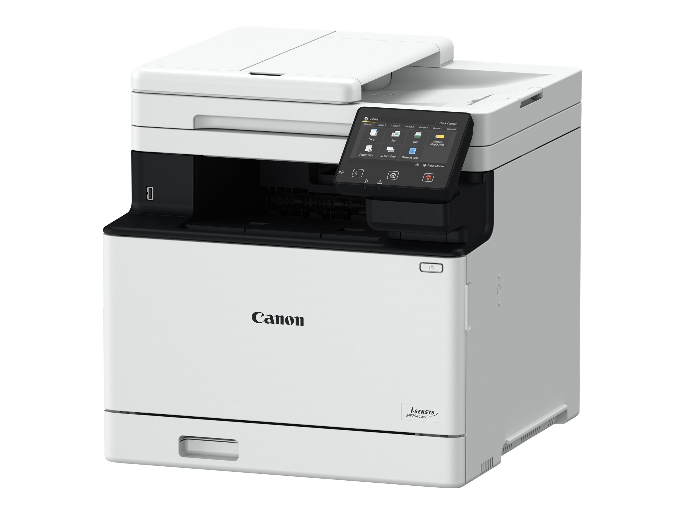 Canon i-SENSYS MF754Cdw 4 in 1 Farblaser-Multifunktionsdrucker grau Canon i-SENSYS MF754Cdw 4 in 1 Farblaser-Multifunktionsdrucker grau
