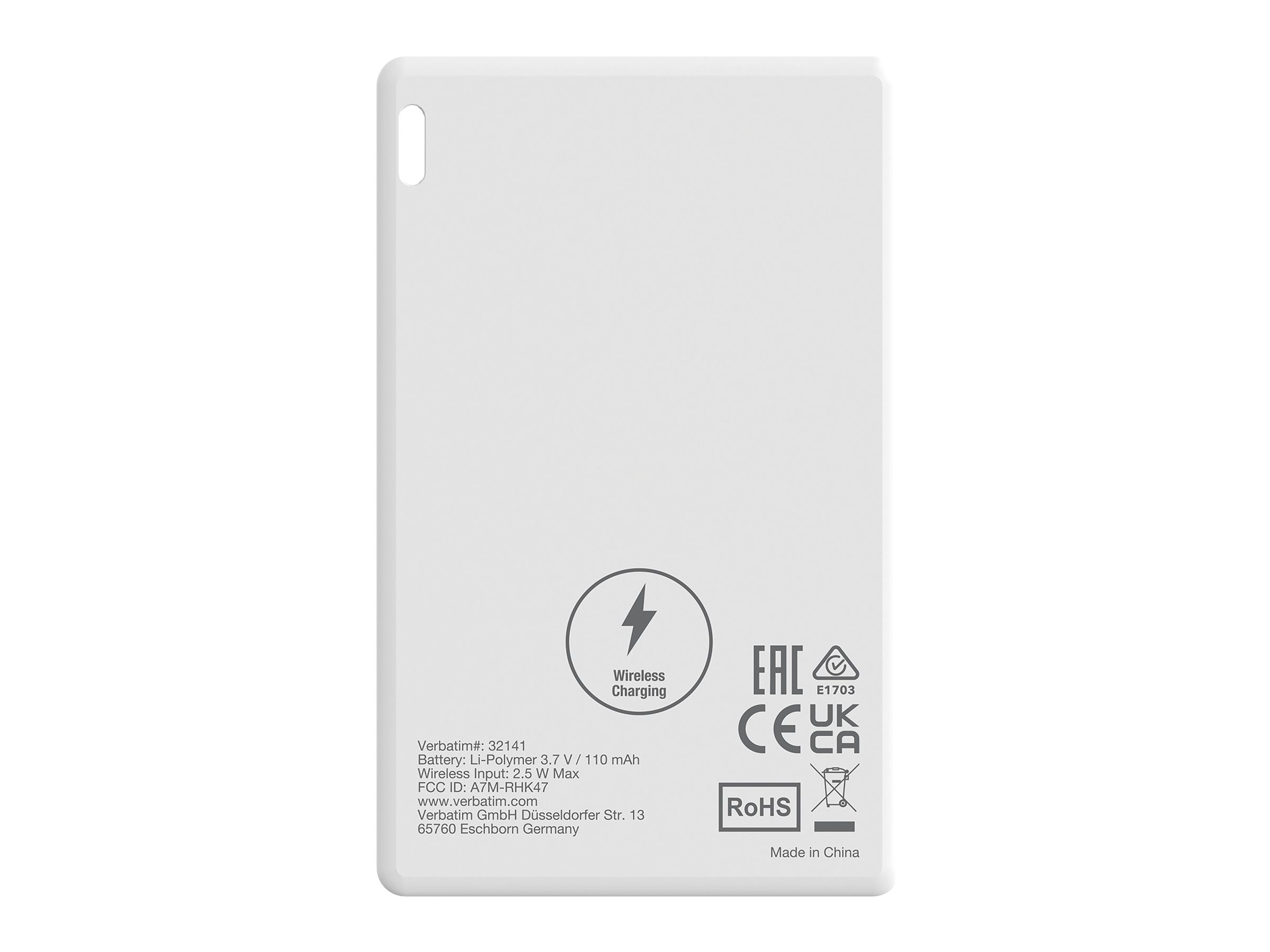 Verbatim My Finder Bluetooth Finder Schwarz Silber Weiß