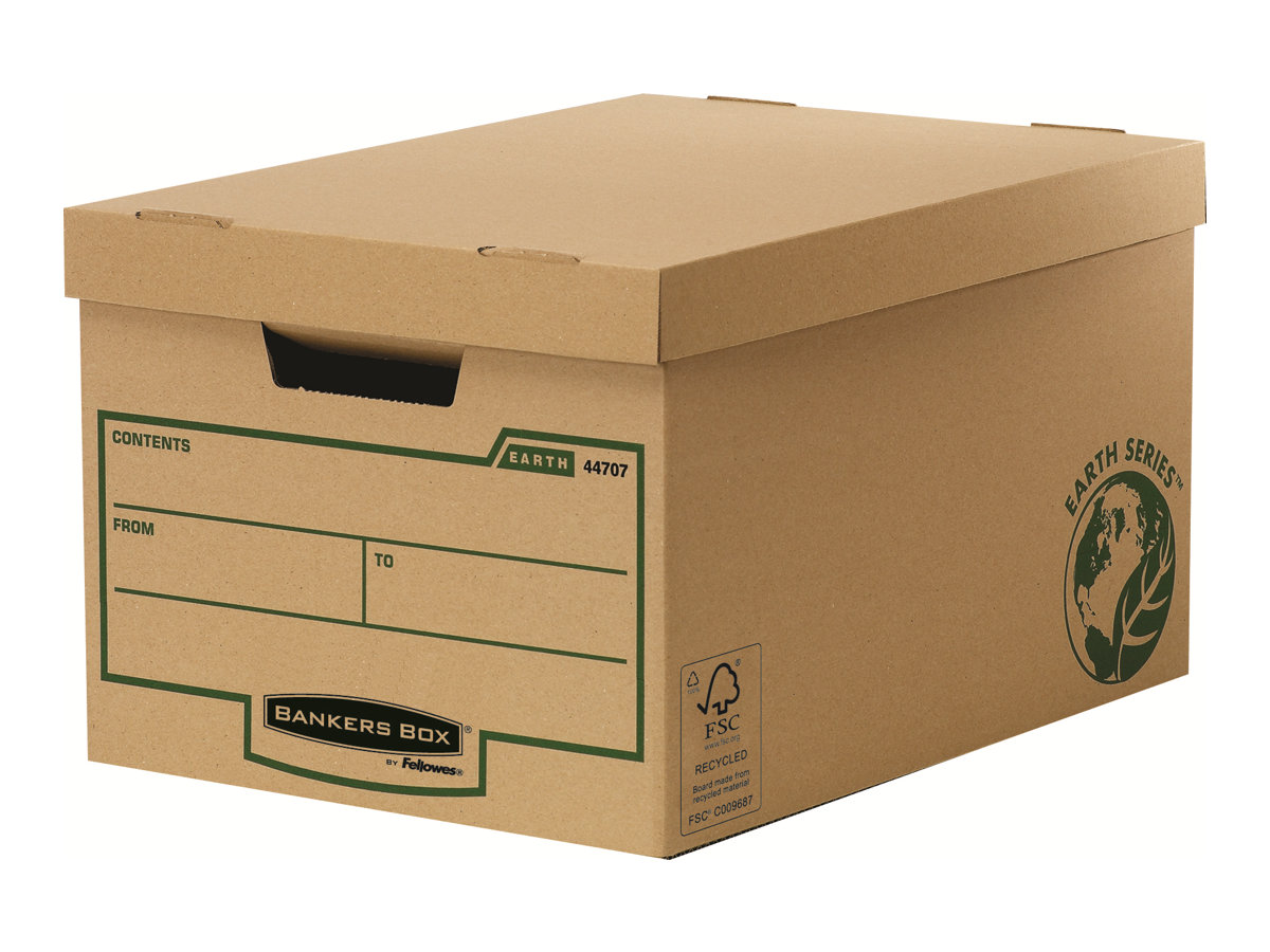 10 Bankers Box Archivboxen Earth Series braun 33,5 x 47,0 x 27,1 cm
