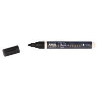 KREUL Opak Medium Textilmarker schwarz 2,0 - 4,0 mm, 1 St. KREUL Opak Medium Textilmarker schwarz 2,0 - 4,0 mm, 1 St.