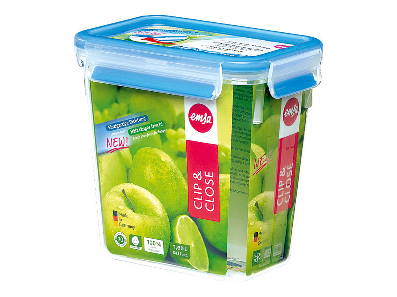 emsa Frischhaltedose CLIP & CLOSE 16,3 cm hoch transparent 1,5 l, 1 St. emsa Frischhaltedose CLIP & CLOSE 16,3 cm hoch transparent 1,5 l, 1 St.