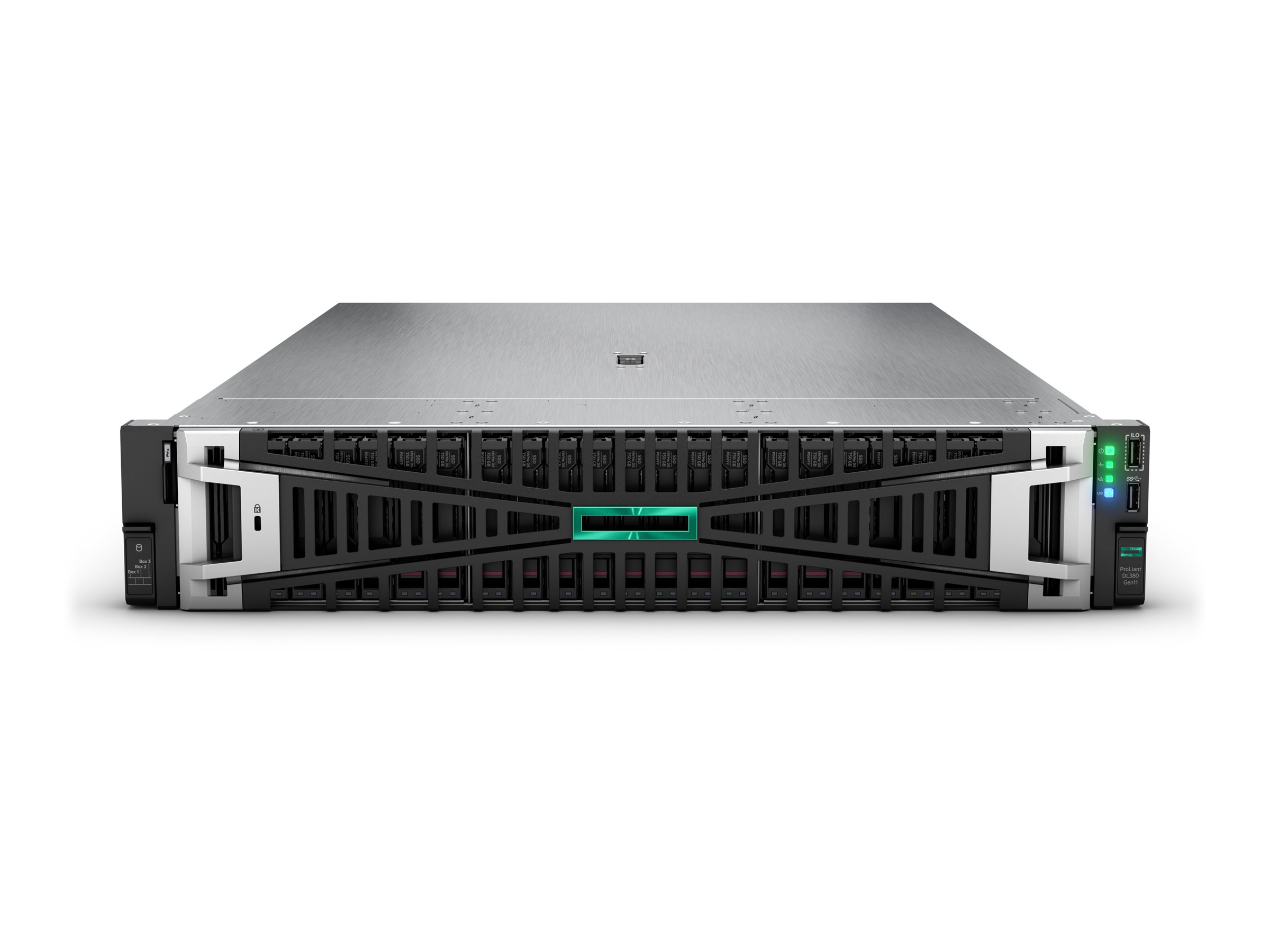 HPE ProLiant DL380 Gen11 2HE XeonS 4509Y 8Core 26GHz 2x32GBR 8xSFF Hot Plug 2x480GB MR408io 2x1000W Server