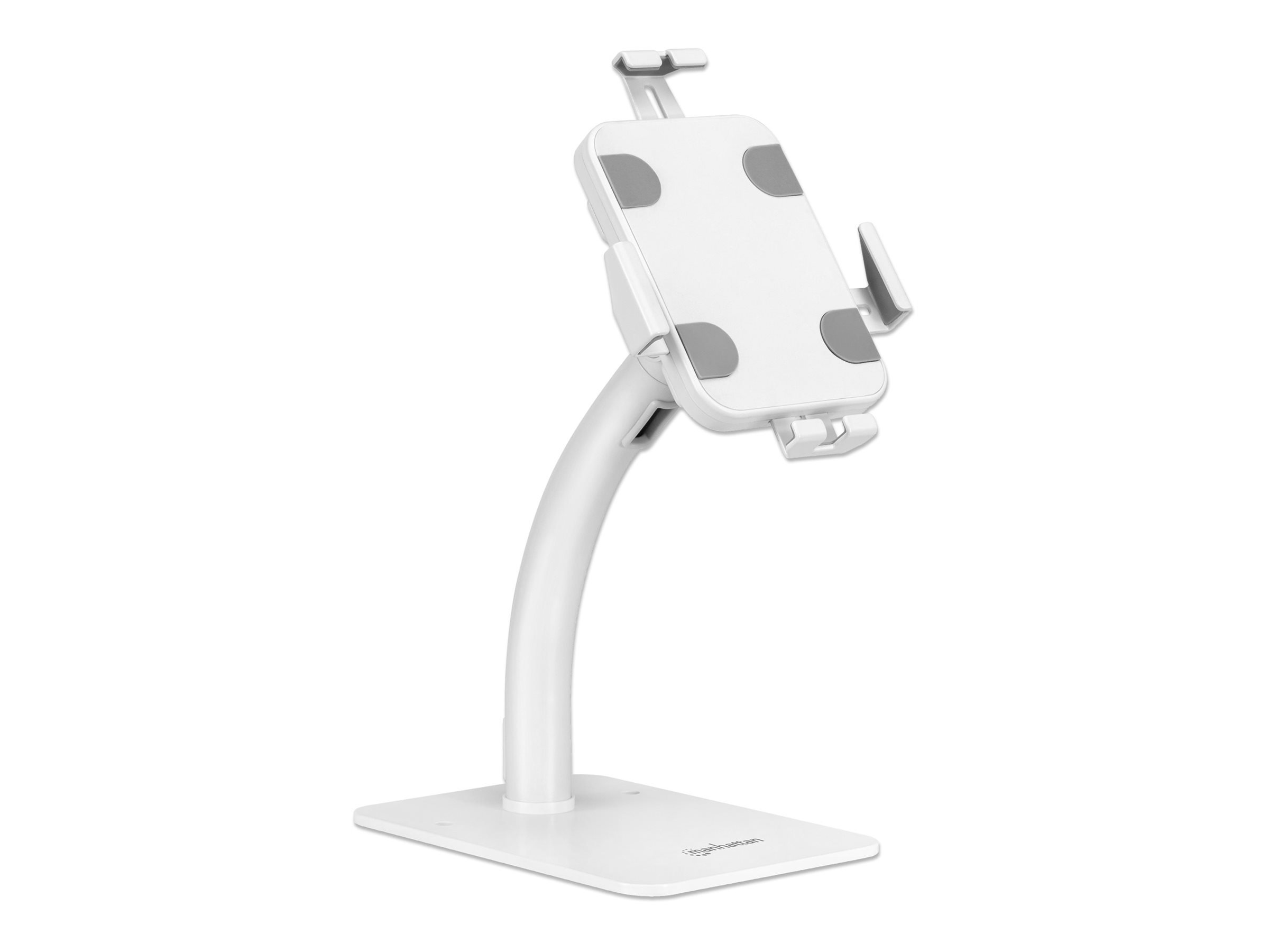 MANHATTAN Anti-Diebstahl-Tischständer für Tablet und iPad abschliessbar für Tablets von 20,1-27,9cm 7,9-11Zoll freistehend weiss MANHATTAN Anti-Diebstahl-Tischständer für Tablet und iPad abschliessbar für Tablets von 20,1-27,9cm 7,9-11Zoll freistehend weiss