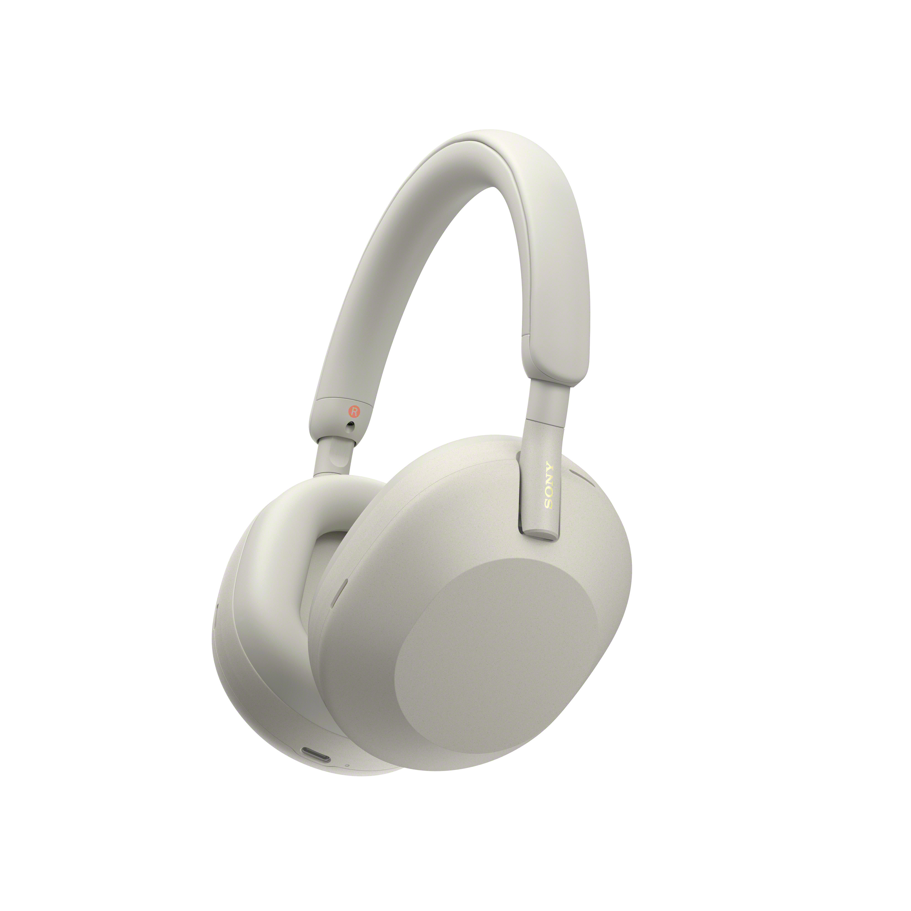 Sony WH-1000XM5S Bluetooth Noise Cancelling Kopfhoerer mit Mikrofon, silber