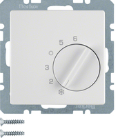 Berker Raumtemperaturregler 20266089 polarweiss samt Berker Raumtemperaturregler 20266089 polarweiss samt