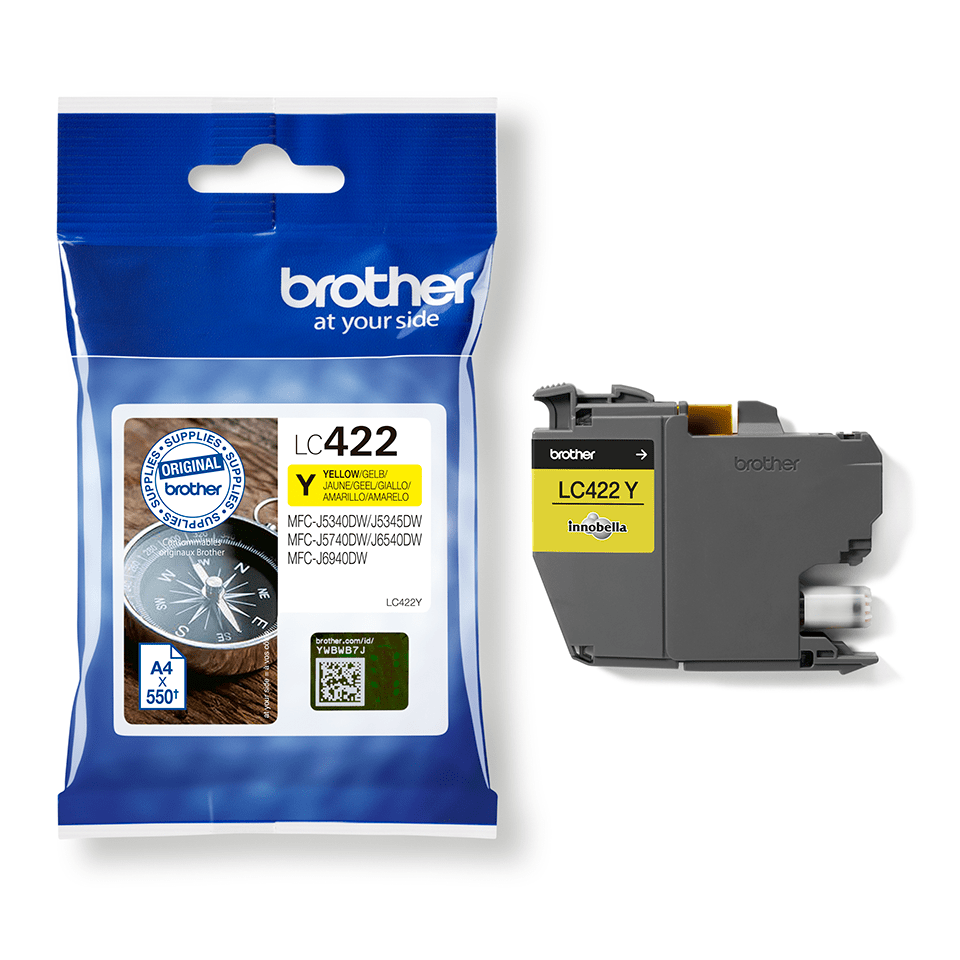 LC422Y BROTHER MFCJ Tinte yellow ST 550