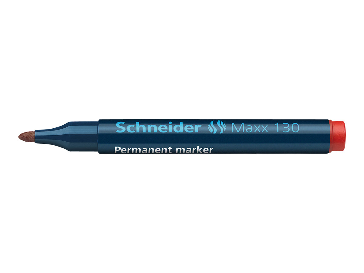 Schneider Maxx 130 Permanentmarker rot 1,0 - 3,0 mm, 10 St. Schneider Maxx 130 Permanentmarker rot 1,0 - 3,0 mm, 10 St.