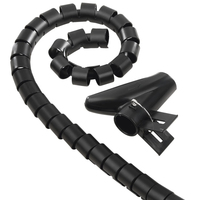 hama Kabelschlauch 1,5 m schwarz
