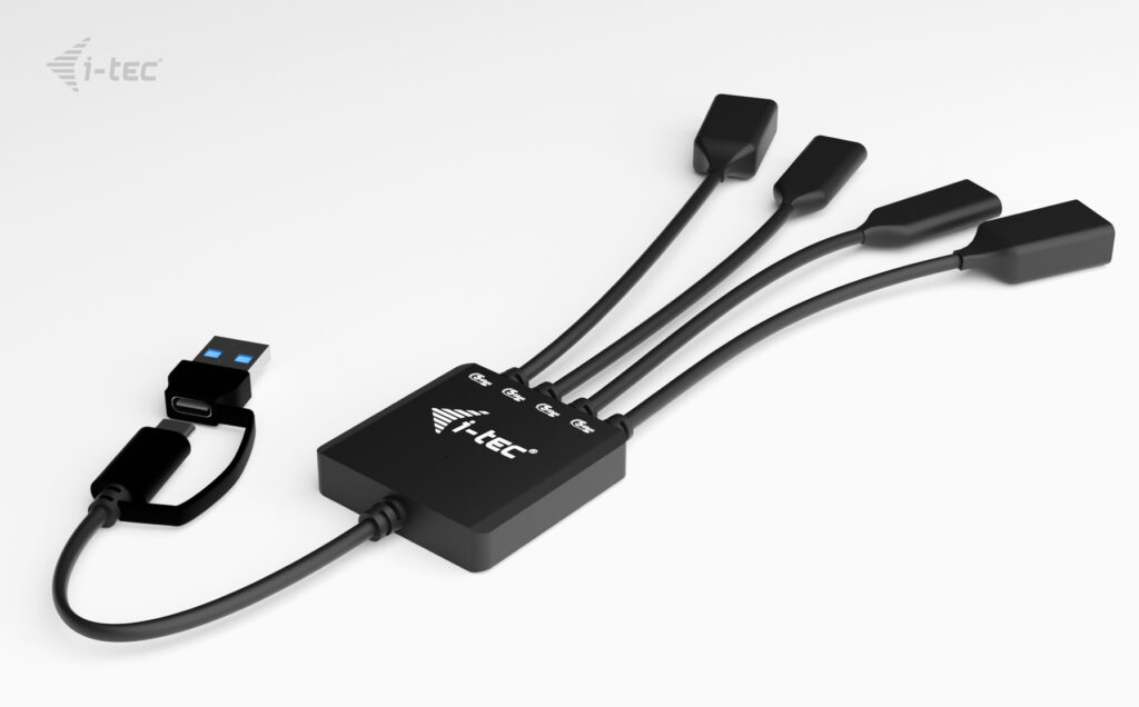 ITEC USBCUSBA Cable HUB 4 port 2x USBC 32 Gen 1 2x USBA 32 Gen 1