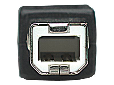 MANHATTAN USB 2.0 B Anschlusskabel 0,5m Typ A Stecker - Typ B Stecker 480 Mbps schwarz