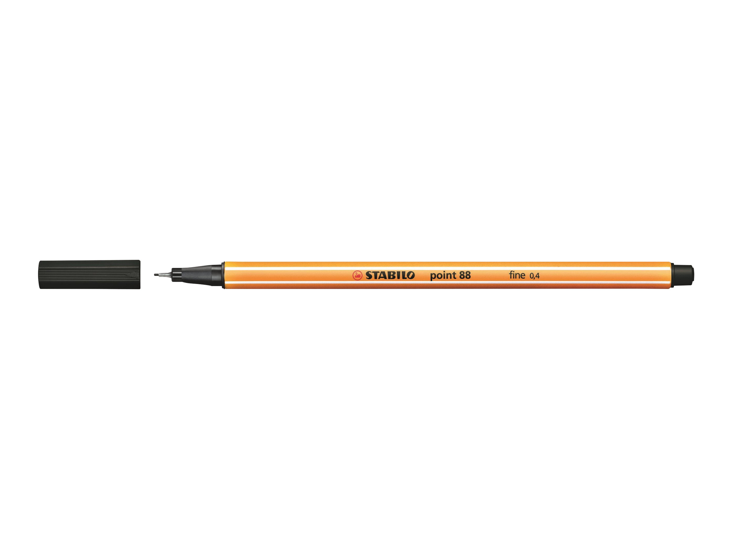 STABILO point 88 Fineliner schwarz 0,4 mm, 10 St. STABILO point 88 Fineliner schwarz 0,4 mm, 10 St.
