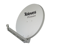 TELEVES Deutschland SAT-Spiegel  S85QSD-W BxH85x95cm Feedarm klappbar ws