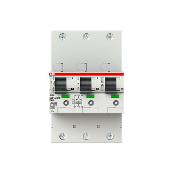 ABB S751/3DR-E63 Hauptleitungsschalter 63A