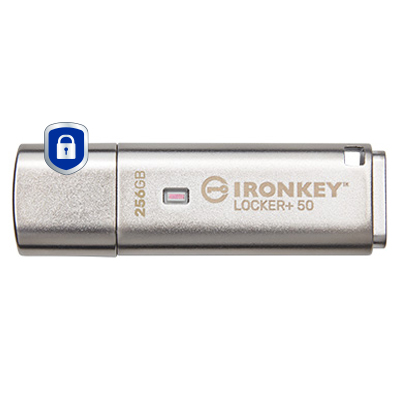 Kingston IronKey Locker+ 50 256GB Encryption