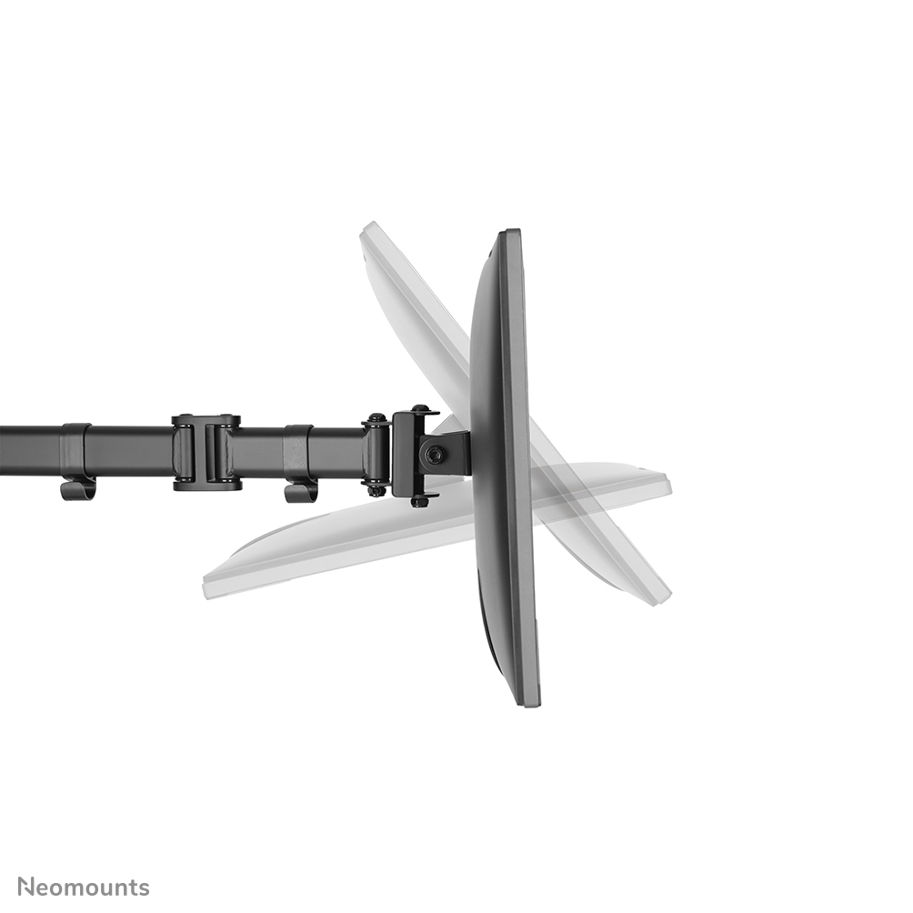 NEOMOUNTS Flat Screen Desk Mount 1027Zollampgrommet 3 screens 24kg Black