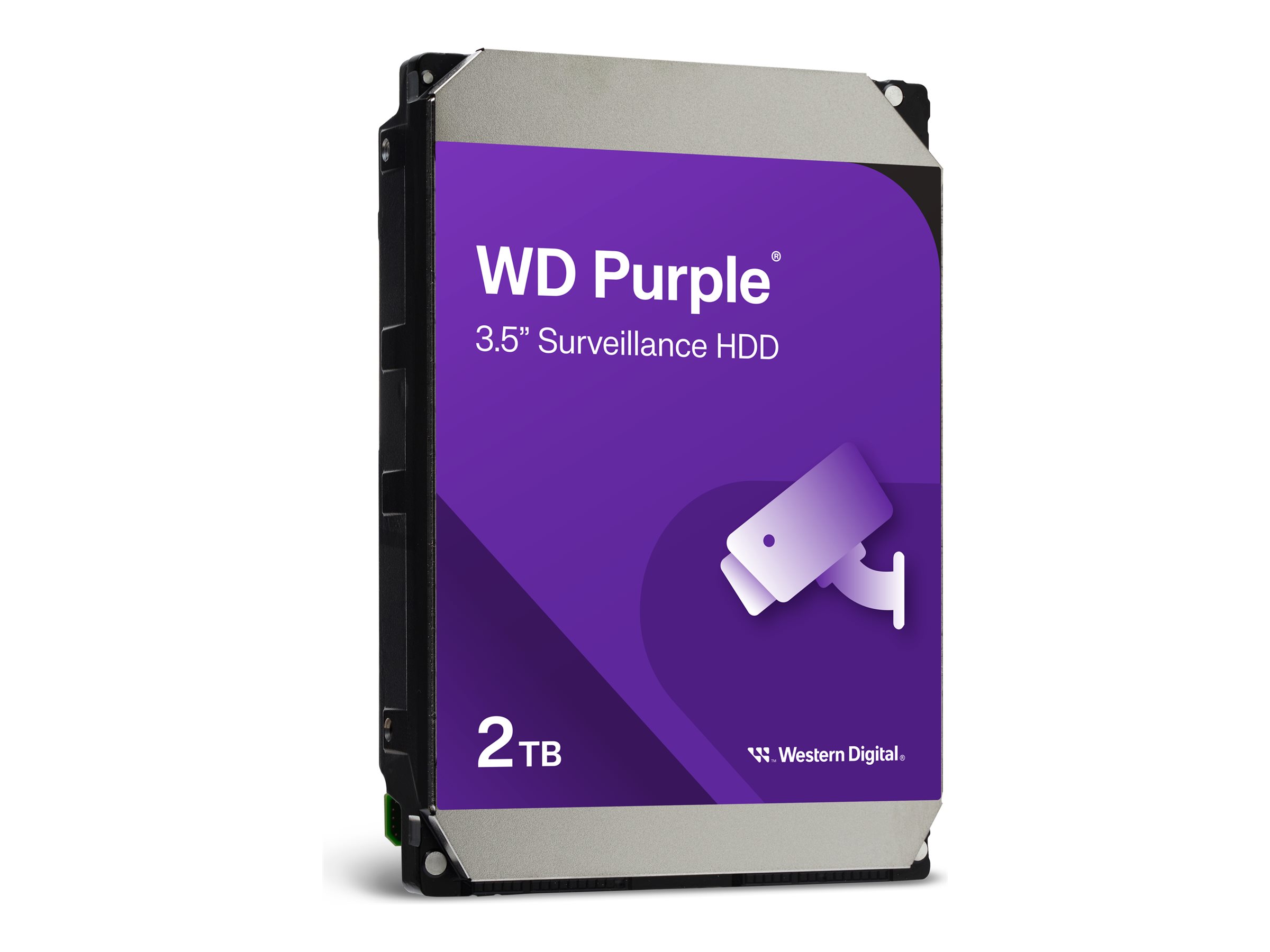 WD Purple Surveillance interne Festplatte 3,5" 2TB SATA 6 Gb/s