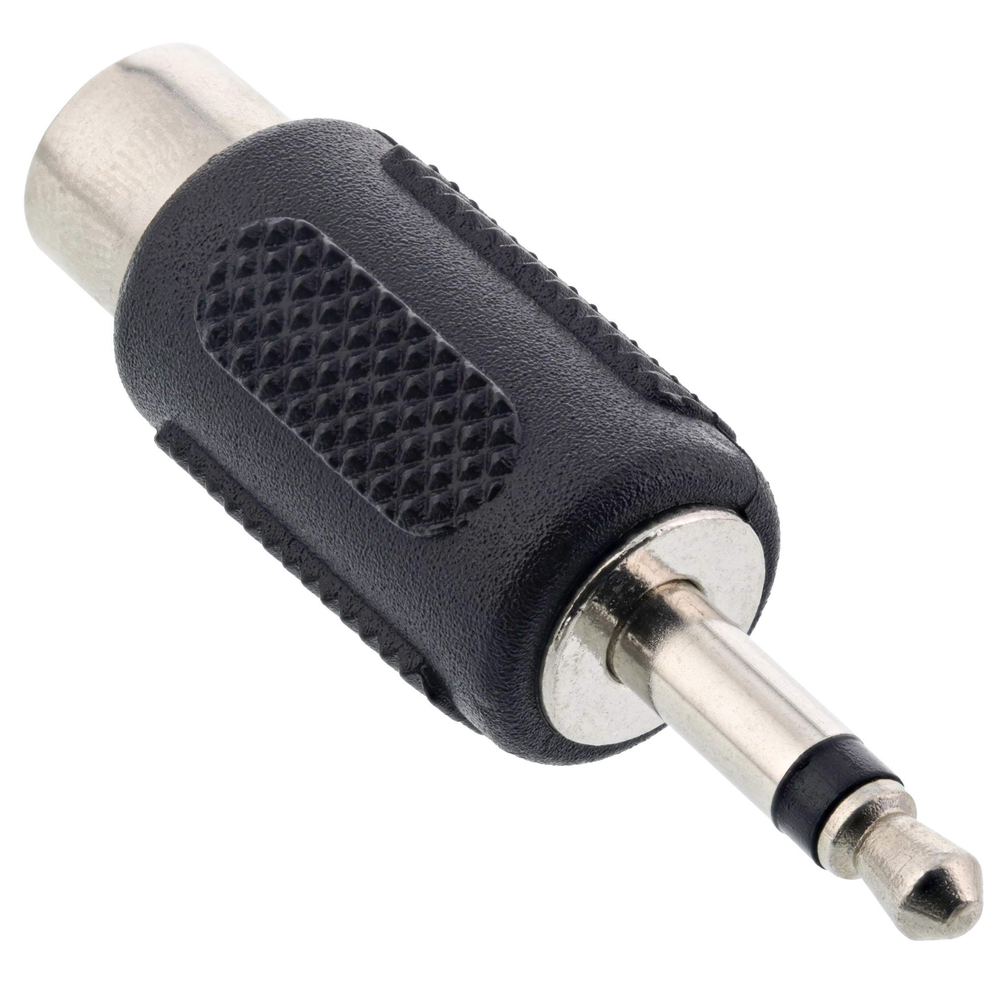 INLINE Audio Adapter 35mm Klinke Stecker an 1x Cinch Buchse Mono