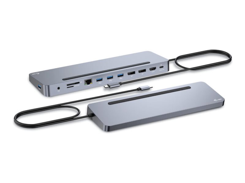 I-TEC USB-C Metal Ergonomic 4K 3x Display Docking Station with PD 100 W I-TEC USB-C Metal Ergonomic 4K 3x Display Docking Station with PD 100 W