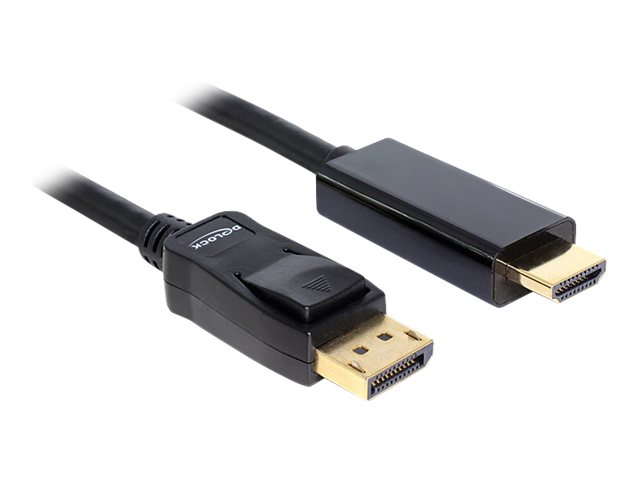 Delock Kabel Displayport 1.1 Stecker > High Speed HDMI-A Stecker Passiv 3 m Delock Kabel Displayport 1.1 Stecker > High Speed HDMI-A Stecker Passiv 3 m