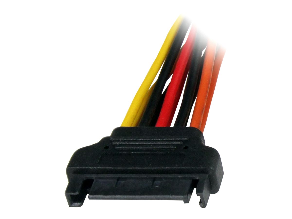 STARTECH.COM 6in Latching SATA Power Y Splitter Cable Adapter - M/F