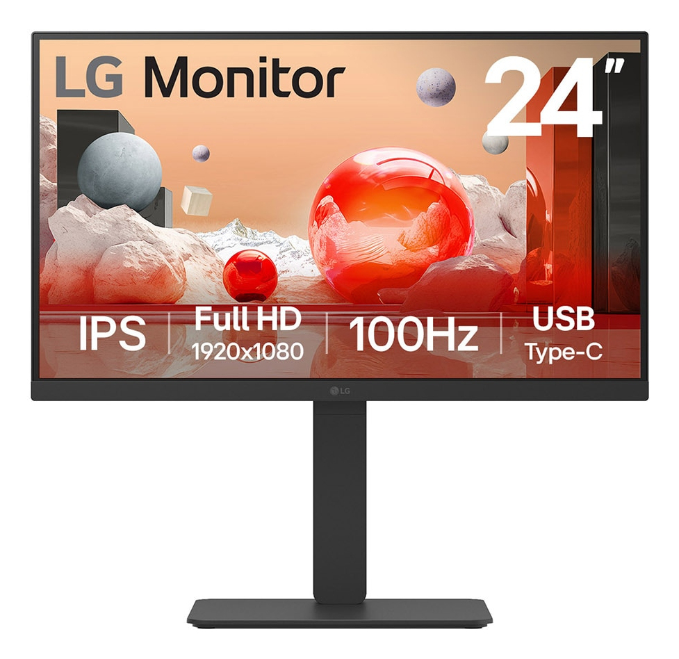 LG 24BA750-B.AEU 60,4cm 23,8Zoll IPS Monitor 1920x1080 16:9 HDMI DP Black LG 24BA750-B.AEU 60,4cm 23,8Zoll IPS Monitor 1920x1080 16:9 HDMI DP Black