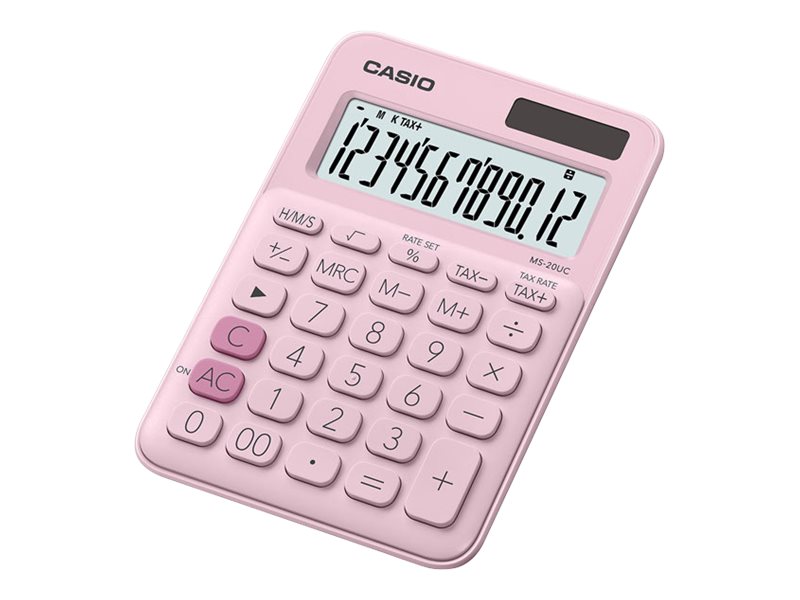CASIO MS-20UC Tischrechner rosa CASIO MS-20UC Tischrechner rosa