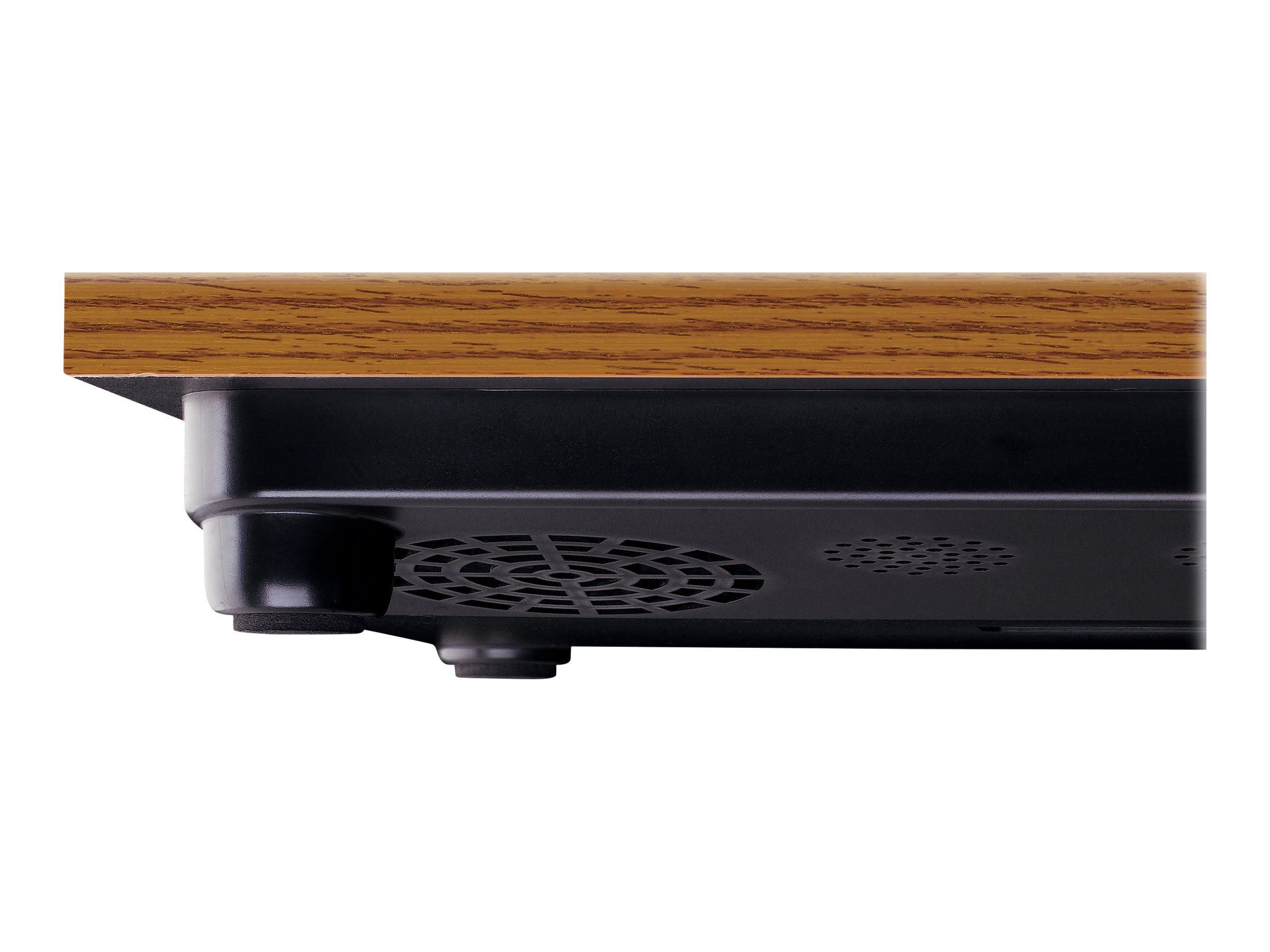 LENCO LS10WD Plattenspieler mit Lautsprechern, weissHolz