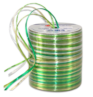 PRaeSENT Geschenkband Raffia glaenzend gruen/hellgruen/weiss 3,0 mm x 50,0 m PRaeSENT Geschenkband Raffia glaenzend gruen/hellgruen/weiss 3,0 mm x 50,0 m