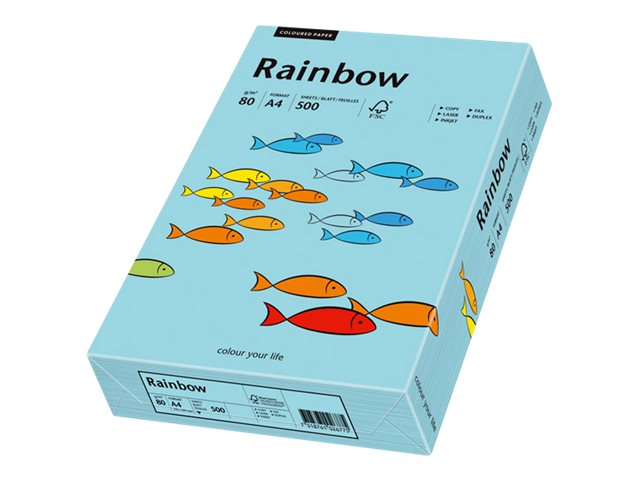 Papyrus Rainbow Mittelblau A4 80 g/qm