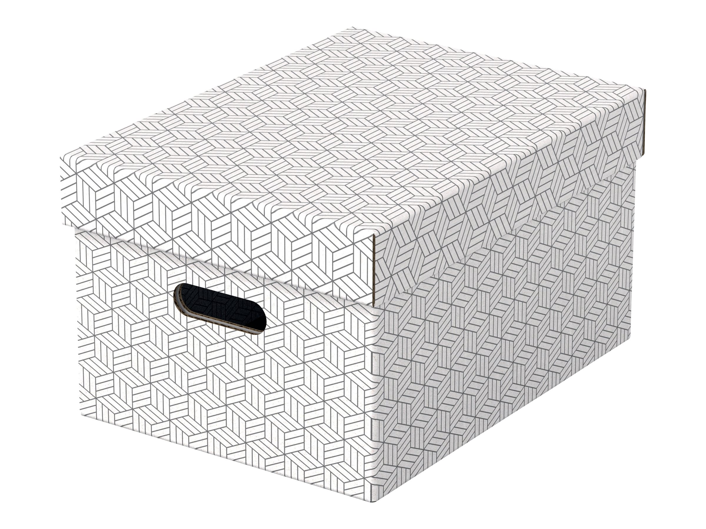 3 Esselte Home Aufbewahrungsboxen 17,5 l weiss 26,5 x 36,5 x 20,5 cm