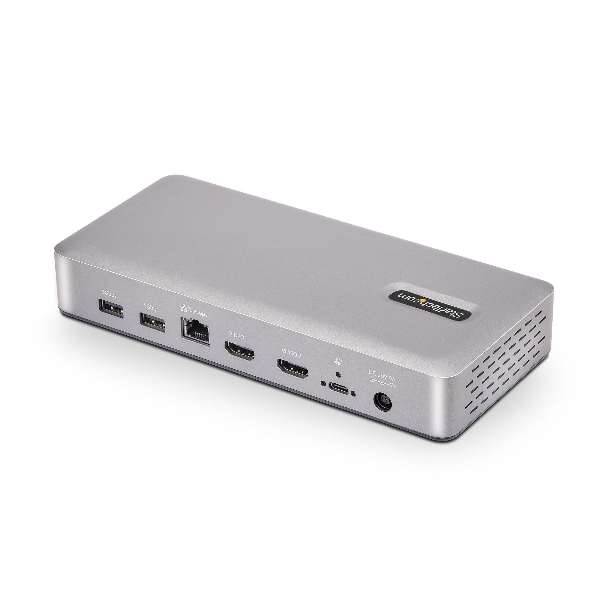 STARTECHCOM USB4 Docking Station 40Gbps 2x HDMI 2x 4K60Hz1x 8K60Hz USB 25GbE 100W PD USBC Laptop Dockingstation