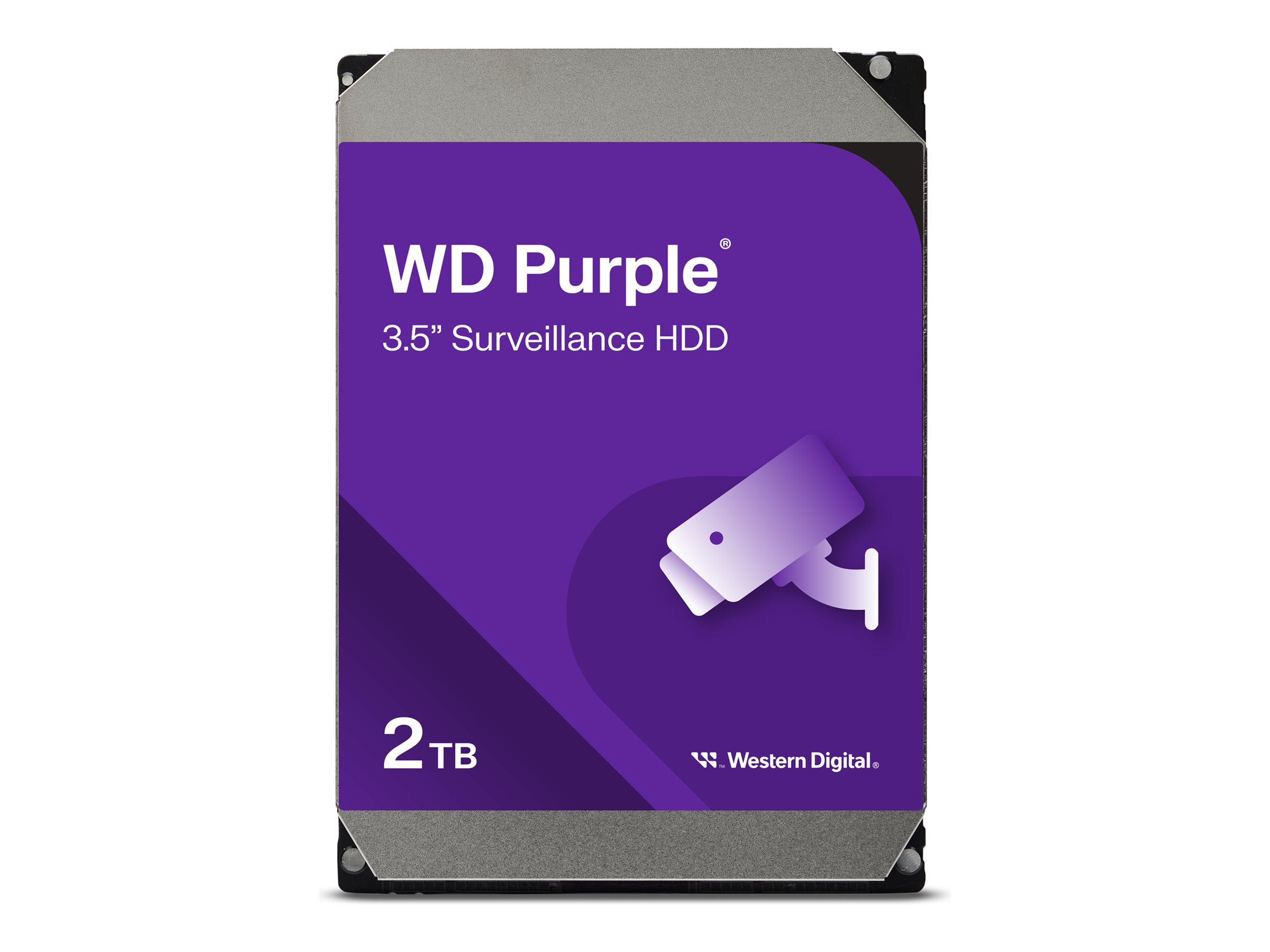 WD Purple Surveillance interne Festplatte 3,5" 2TB SATA 6 Gb/s