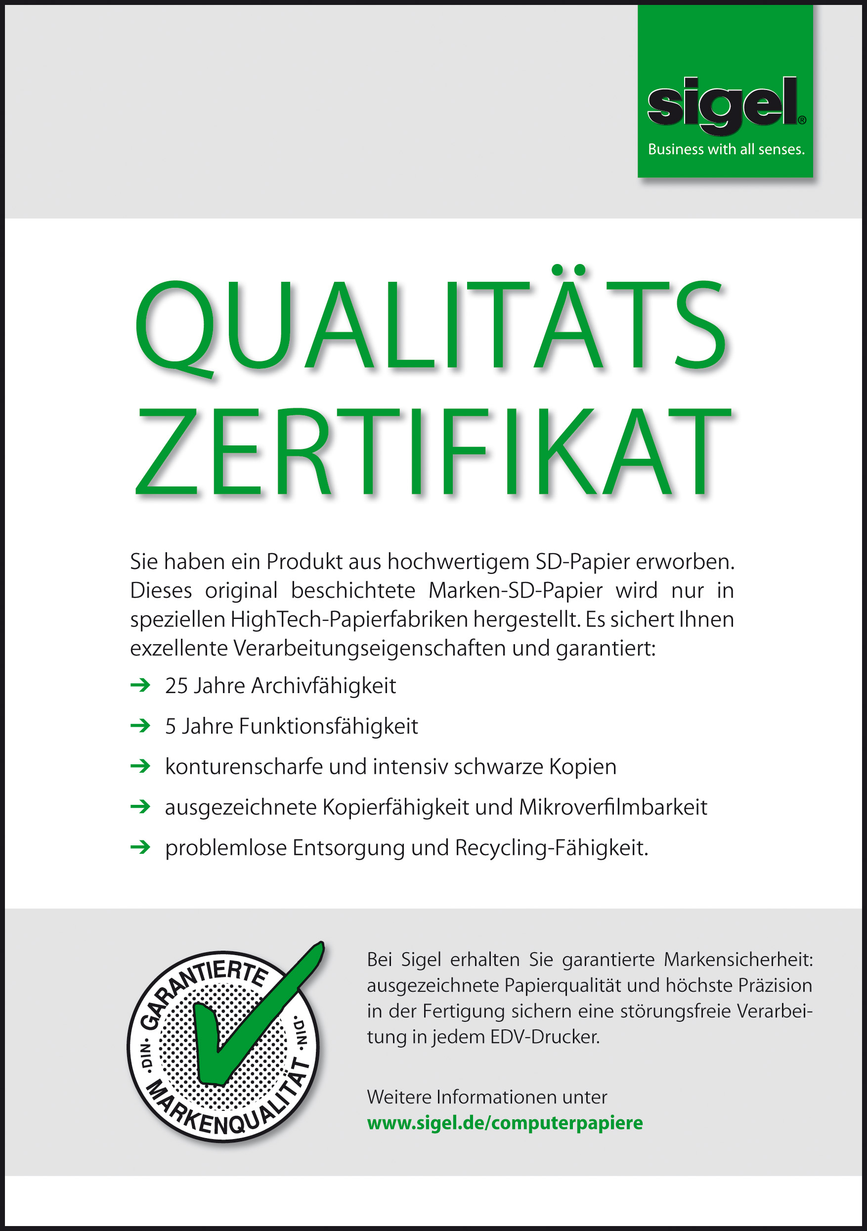 SIGEL Endlospapier A4 hoch 2-fach, 60 g/qm weiss 1.000 Blatt SIGEL Endlospapier A4 hoch 2-fach, 60 g/qm weiss 1.000 Blatt