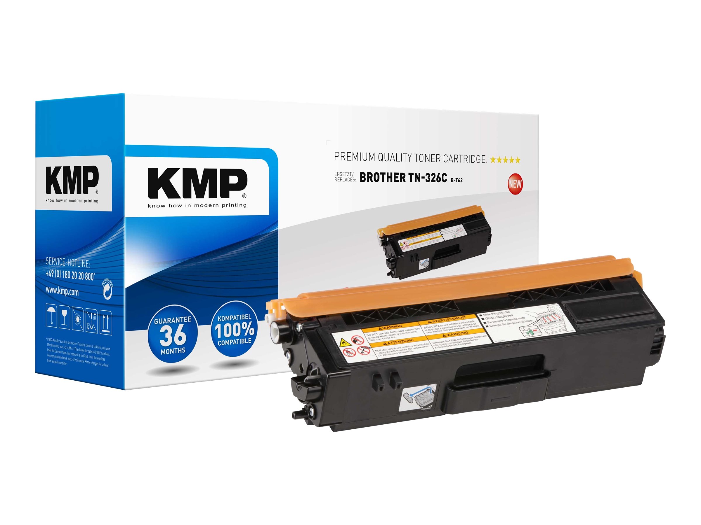 KMP B-T62 cyan Toner kompatibel zu brother TN-326C KMP B-T62 cyan Toner kompatibel zu brother TN-326C